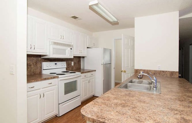 kitchen with all appliances