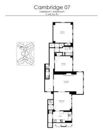 2 beds, 1.5 baths, 1,442 sqft, $1,956