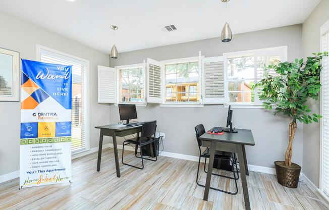 a dining room table