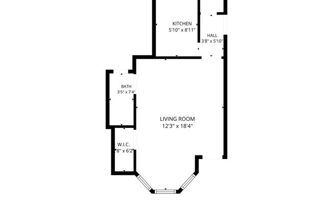 Studio, 1 bath, 400 sqft, $825, Unit 1700 N 2nd #8
