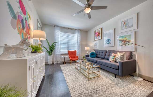 Modern Living Room at The Retreat at the Rim