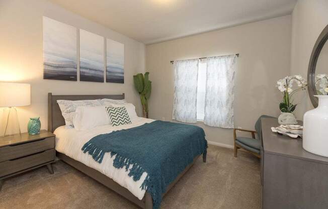 Beautiful Bright Bedroom With Wide Windows at North Pointe Apartments, Vacaville