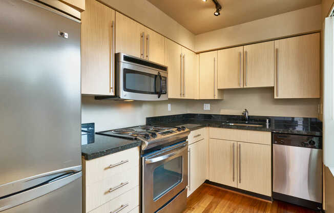 Kitchen with Stainless Steel Appliances