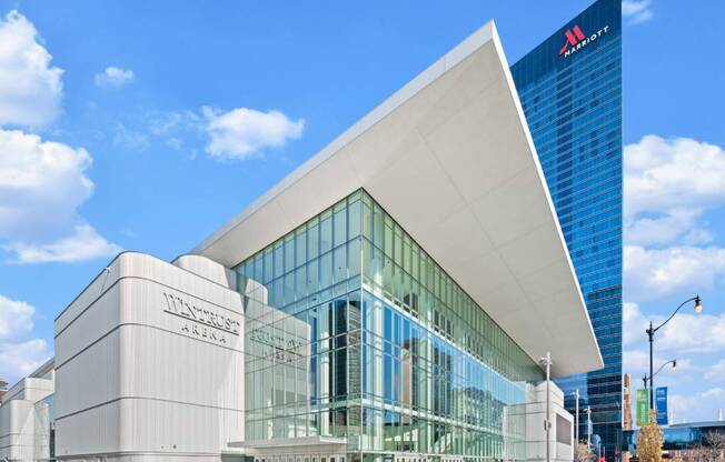 Large Buildings at 23rd Place Apartment, Chicago, Illinois