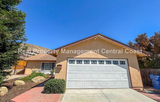AVAILABLE NOW - San Luis Obispo Single Story House - 3 Bedrooms / 2 Bathrooms