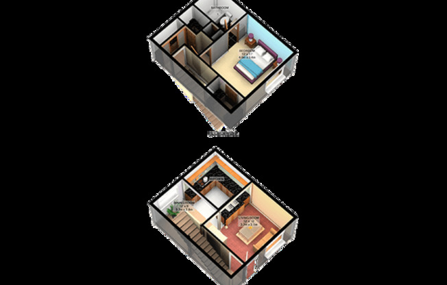 1 bed, 1 bath, 693 sqft, $1,121