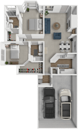 2 beds, 2 baths, 1,148 sqft, $1,574