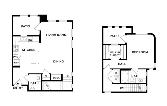 1 bed, 1 bath, 967 sqft, $1,775