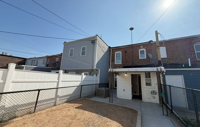 Fully Renovated 2BR Home w/ Fenced Yard & Bonus Storage – Near Patterson Park!