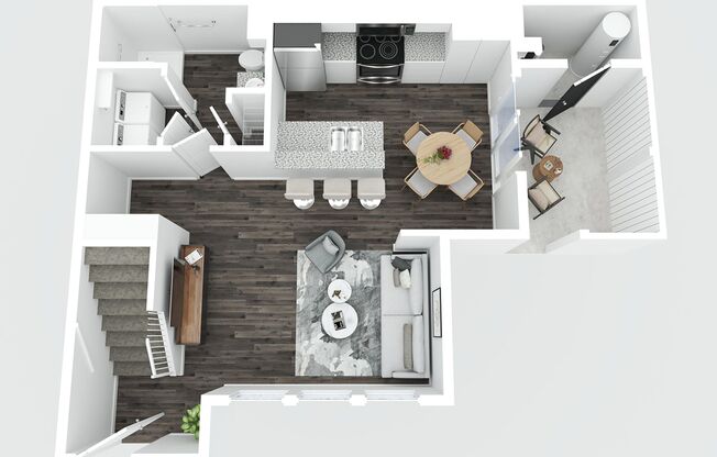 2 beds, 2 baths, 880 sqft, $1,599, Unit 660-102