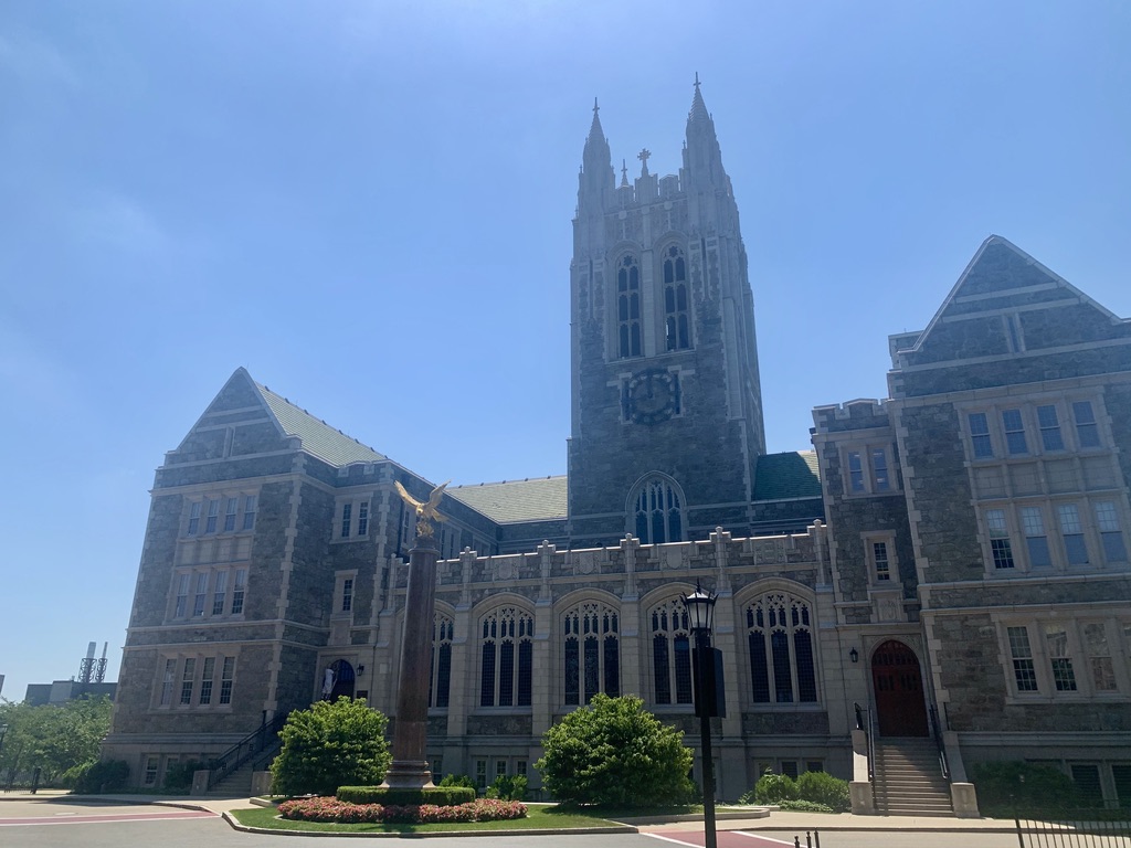 Gasson Hall on Boston College's Chestnut Hill Campus