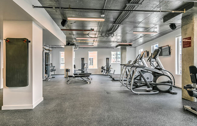 Modern Fitness Center at The Fowler, Boise, Idaho