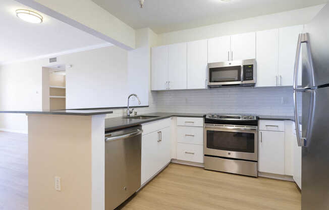Kitchen with Stainless Steel Appliances