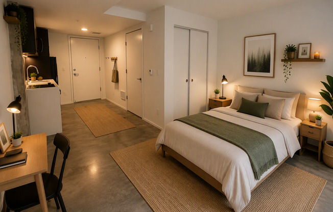 Studio, 1 bath, 310 sqft, $1,299, Unit 406