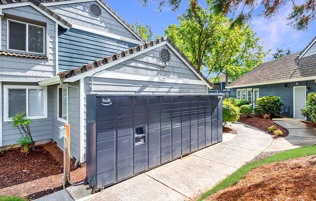 St. Marys Woods self serve package lockers, Beaverton, OR, 97078