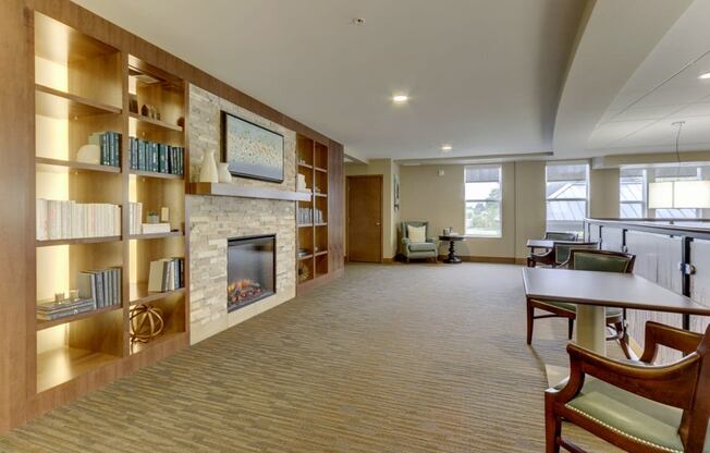 Library at The Legends at Silver Lake Village 55+ Apartments, St. Anthony