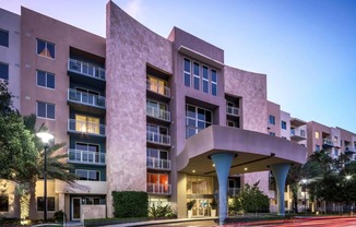 Evening View of The Manor at CityPlace
