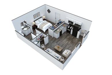 1 bed, 1 bath, 520 sqft, $1,083