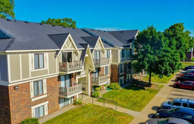 Aerial View Of The Property at Fairlane Apartments, Springfield, MI, 49037