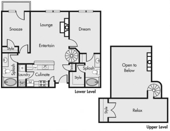 2 beds, 2 baths, 1,522 sqft, $2,077