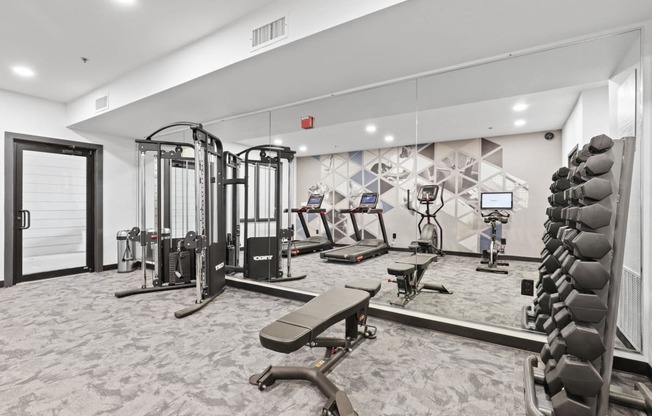 Fitness Center at Switchback on Platte Apartments, Littleton, CO