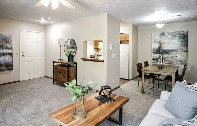 One- two- and three-bedroom apartment homes featuring amenities like three pools, fitness center, basketball court and much more at The Pointe in La Vista, NE