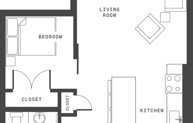 Studio, 1 bath, 674 sqft, $2,720, Unit 4161
