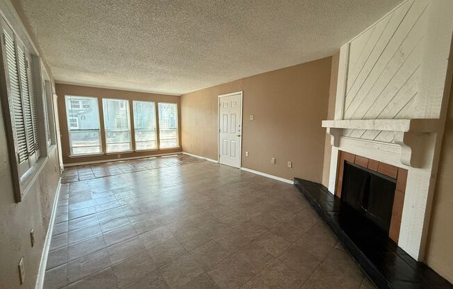 First floor unit with open floor plan!