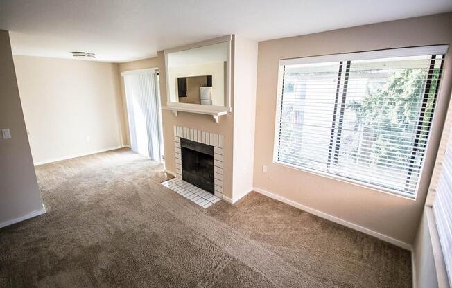 Seattle Apartments- View at Bitter Lake- living room