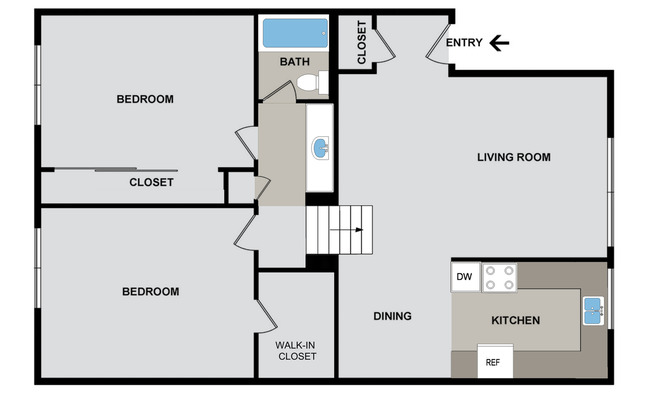 2 beds, 1 bath, 923 sqft, $2,690