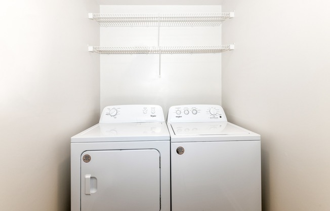 Platinum renovated in-home washer and dryer