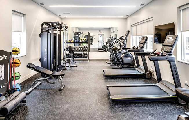 Fitness Center at Sandstone Villas in Omaha, NE