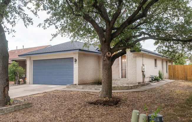 Nestled in Round Rock neighborhood.