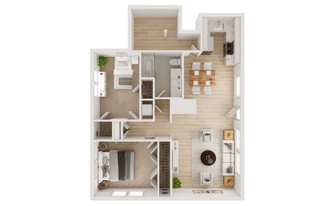 2 beds, 1 bath, 1,036 sqft, $2,265, Unit 003