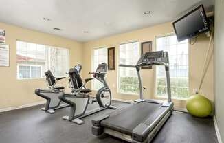 our apartments have a gym with plenty of equipment at Sagewood Gardens Senior Apartments, Hacienda Heights California