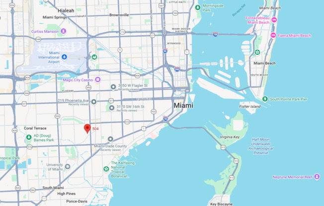 504 Santander Avenue. | Coral Gables (Residential / south of Business District)