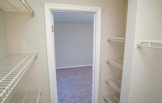 Walk In Closets at the Hampton Center Apartments in Hampton VA