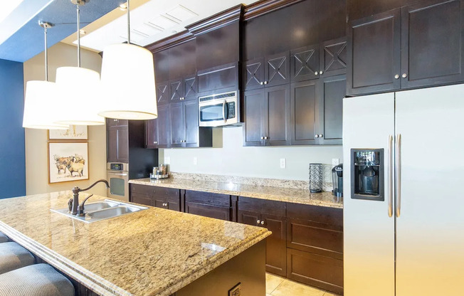 Kitchen in Clubhouse at San Moritz