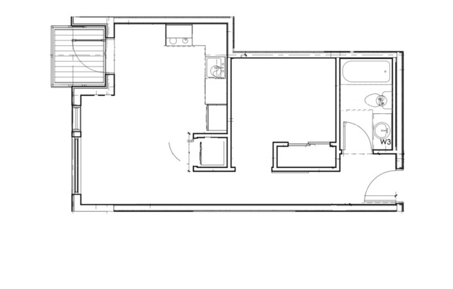 1 bed, 1 bath, 434 sqft, $2,095, Unit 204