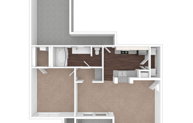 1 bed, 1 bath, 723 sqft, $1,803