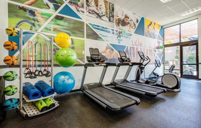 Cardio Machines In Gym at Discovery Heights, Washington, 98029