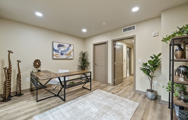 the inviting lobby at the shadow creek apartment homes in simpsonville, sc