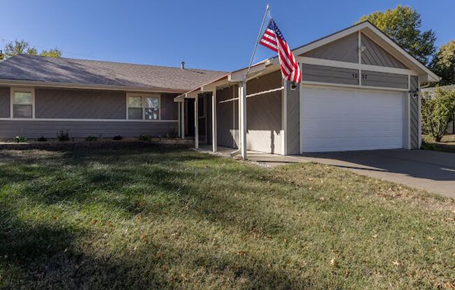 Move in Ready! Fully furnished 3 bedroom 2 bath ranch on the Southwest side of Topeka.