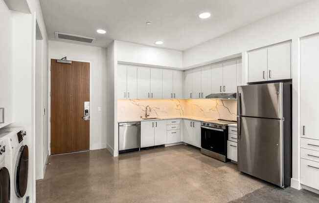 Kitchen with Stainless Steel Appliances