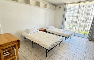 Partially Furnished Studio in Waikiki
