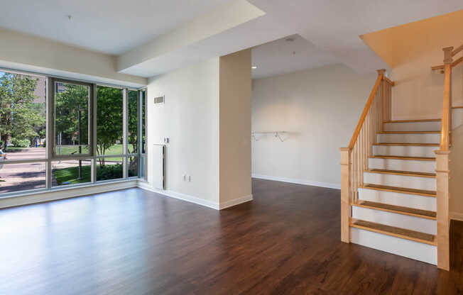 Living Room with Hard Surface Flooring