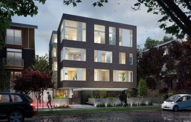 741 Harvard Modern studios with w/d in unit!