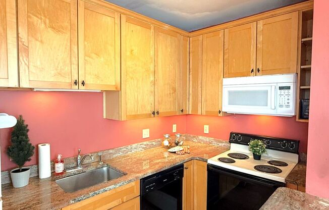 2 Bedroom sunny second-floor corner unit at Reservoir Place Condo in Brighton!