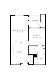 Studio, 1 bath, 768 sqft, $1,450