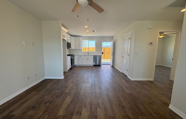 Brand New 2BR home with fenced yard
